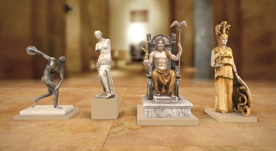 As obras-primas da escultura antiga grega