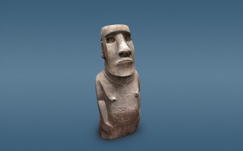 moai / moai;1 （Jimanica初期参加作） Moai (Ilha de Páscoa, século XVI) - Cena 3D - US Ensino e