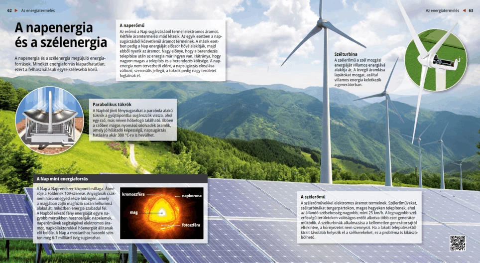 La energía solar y la energía eólica