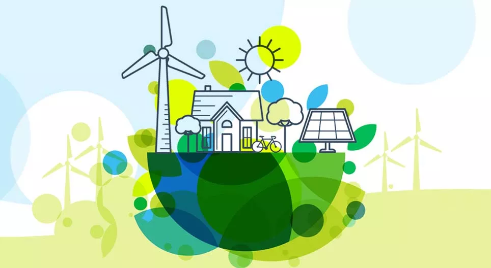O fluxo de materiais e energia das residências