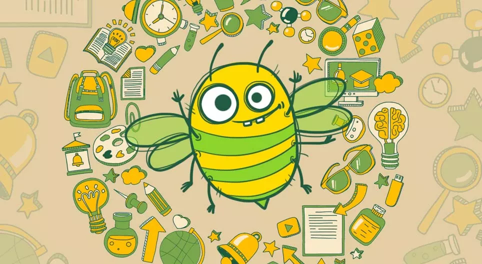 Eu estudo em casa: A anatomia e a vida de abelhas