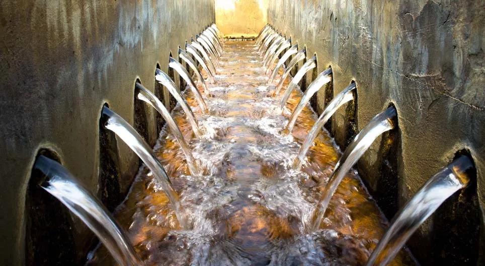 Para onde vai a água residual?