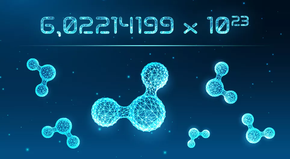 ¿Cuánto es la constante de Avogadro?