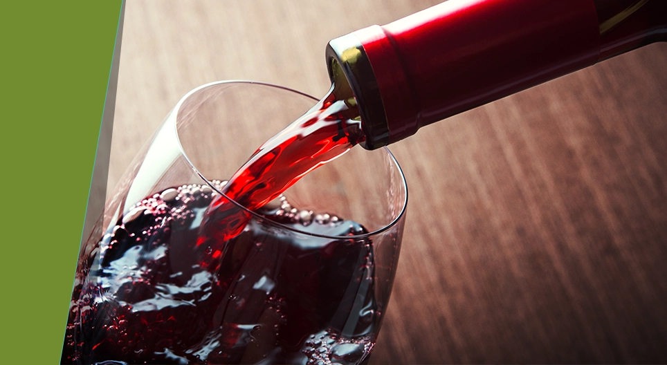 De vinho tinto para vinho branco