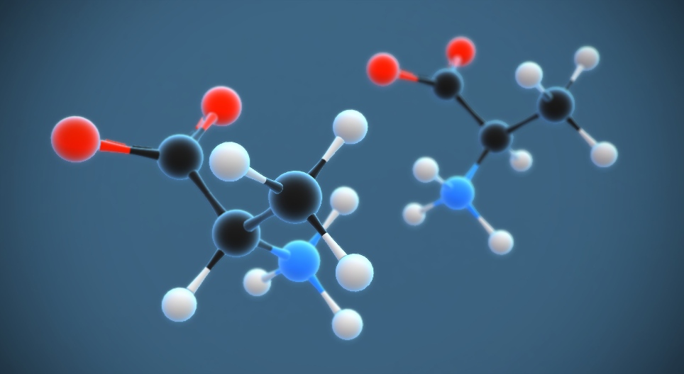 Alanina (C₃H₇NO₂)