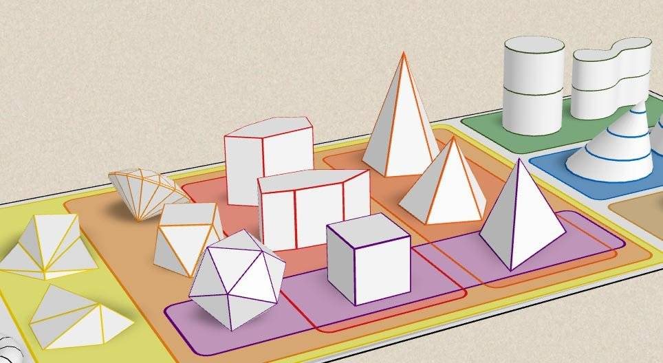 Agrupamento de sólidos geométricos 2