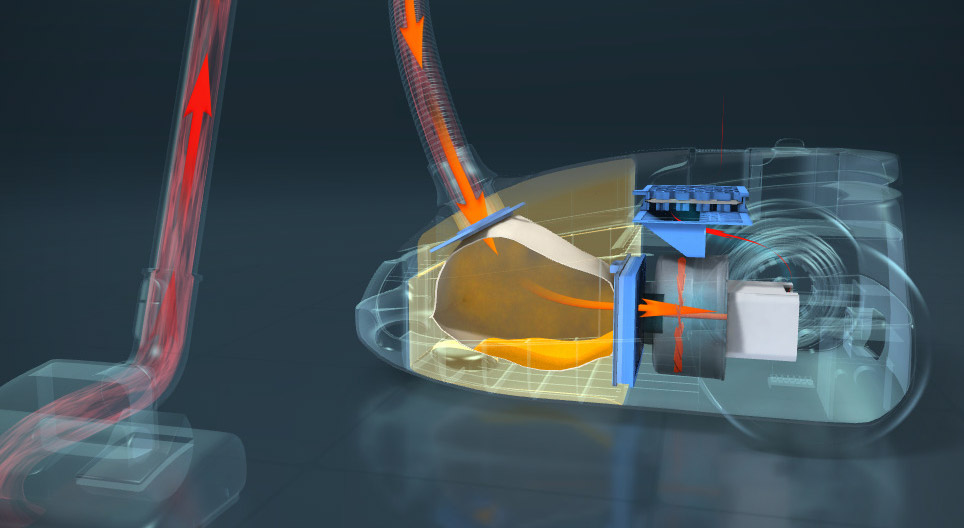 Como funciona? - Aspirador de pó