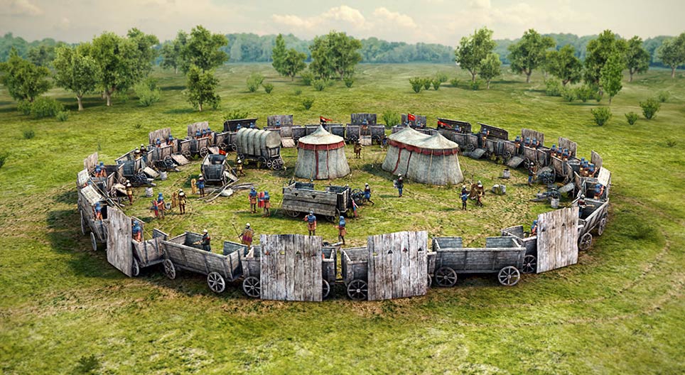 Fortaleza de carroças hussita