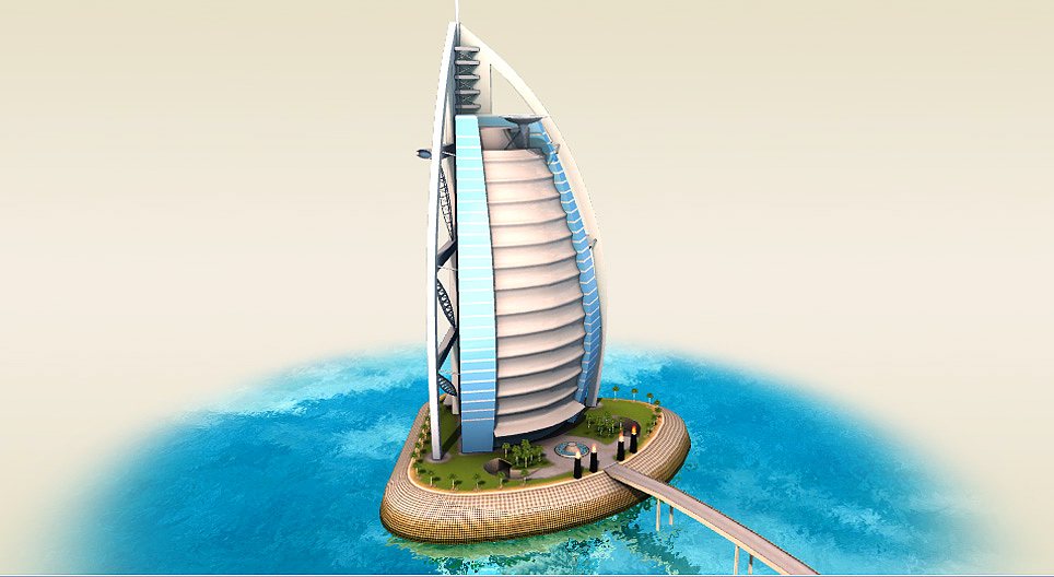 Burj-Al-Arab (Dubai, 1999)