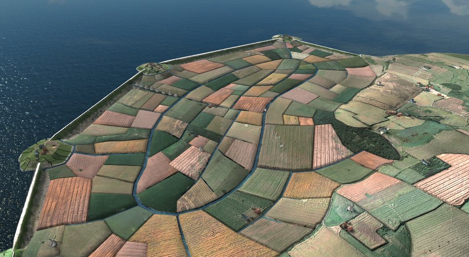 A conquista do território holandês ao mar (século XVII)