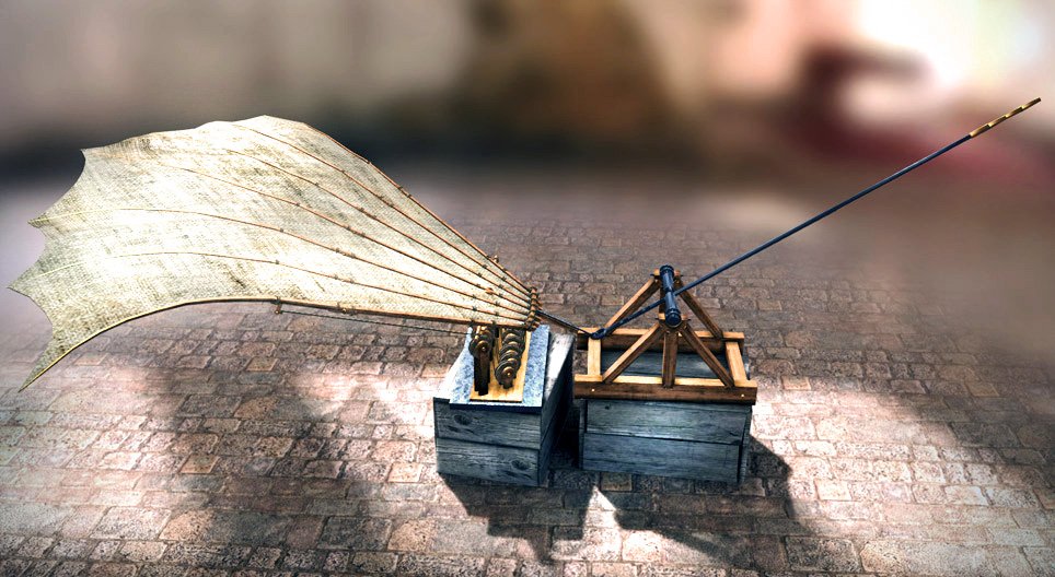 Inventos de Leonardo da Vinci - Asa oscilante (1487–1489)