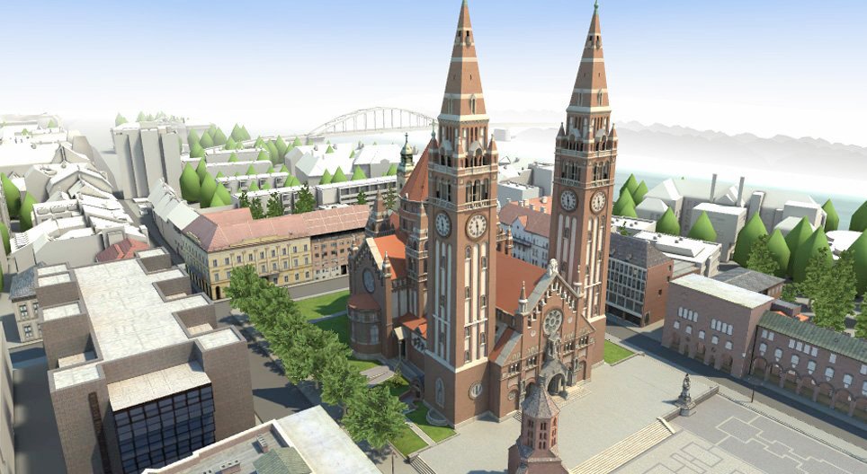 Praça da Catedral (Szeged, Hungria)